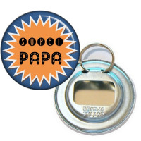 Décapsuleur de poche Super Papa - cadeau papa apéro