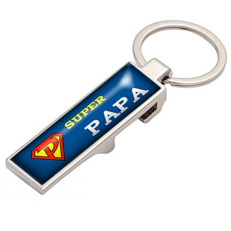 Décapsuleur de poche Papa - Idée cadeau papa - Cadeau fête des pères - Décapsuleur métal - angora
