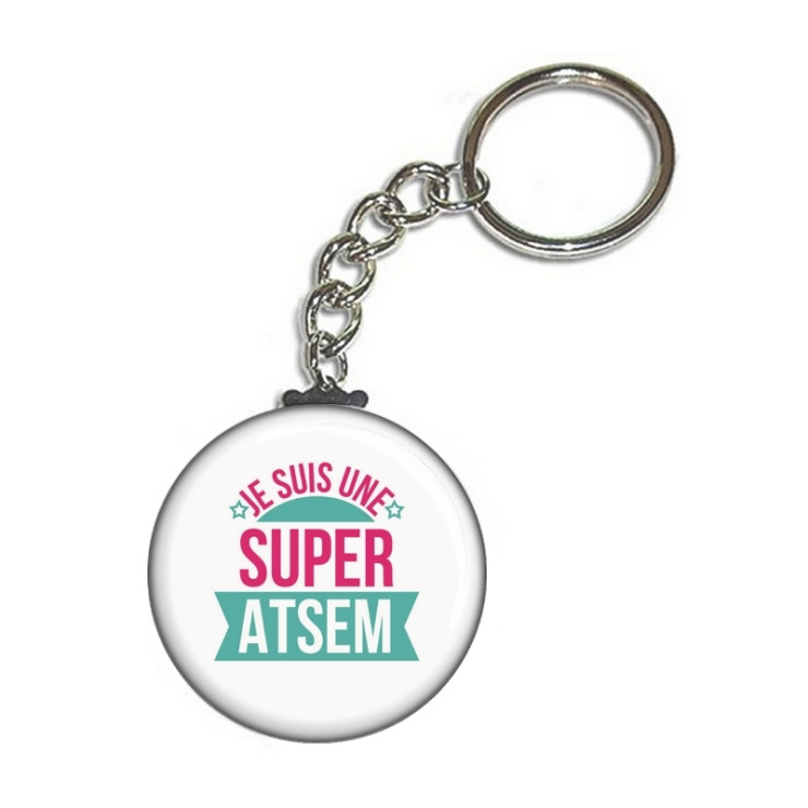 idée cadeau atsem - porte clé atsem - toutes les idées cadeaux pour atsem sont sur em-creation.fr