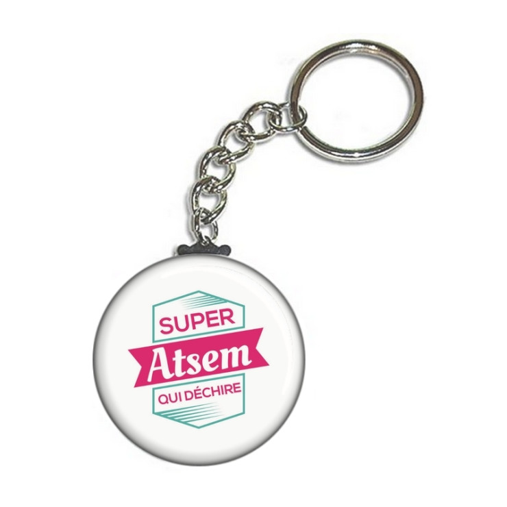 idée cadeau atsem - porte clés atsem - toutes les idées cadeaux pour atsem sont sur em-creation.fr