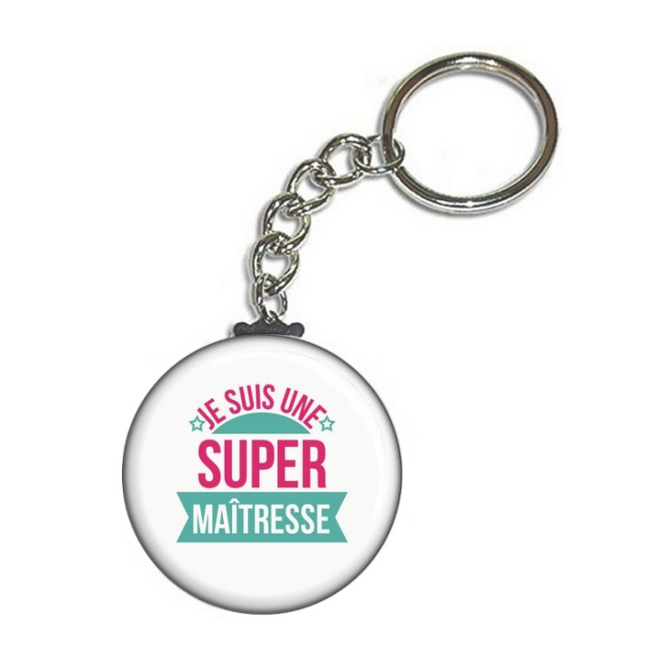       idée cadeau maîtresse - porte-clés  maîtresse - toutes les idées cadeaux pour maîtresse sont sur em-creation.fr
    