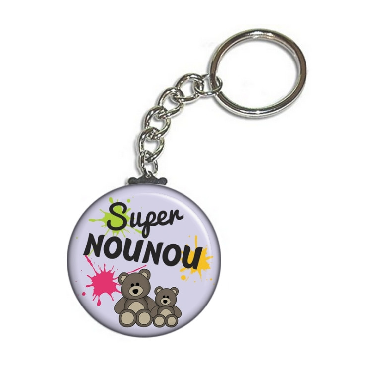       Porte clés "SUPER nounou" violet - petite attention pour dire merci
    