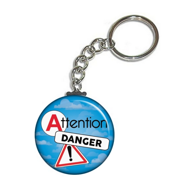 Porte clé permis de conduire bleu - angora