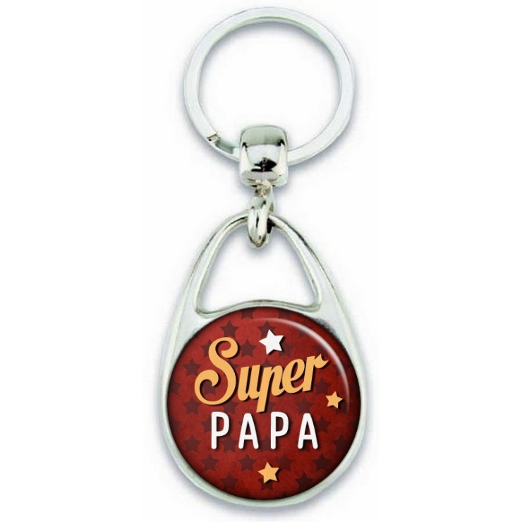 Porte clés Super Papa