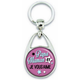 Porte clés - Idée cadeau pour papa et maman - angora