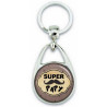Idée cadeau pour papy - Porte clé pour papy - Porte clés Super Papy - Porte-clés homme