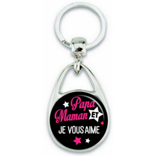 porte clé pour papa et maman