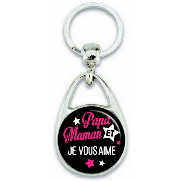       porte clé pour papa et maman
    