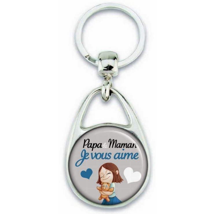       porte clé parents idées cadeau pour parents
    