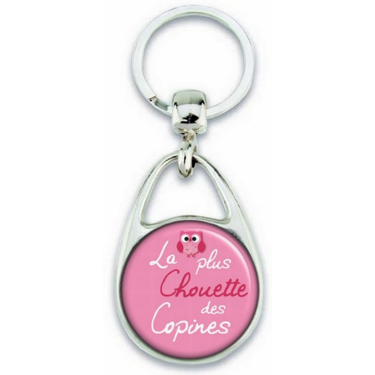 Porte clés Copine - Idée cadeau pour la plus chouette des copine - angora