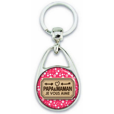 porte clé pour papa et maman
