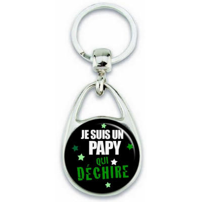 Idée cadeau pour papy - porte clé papy