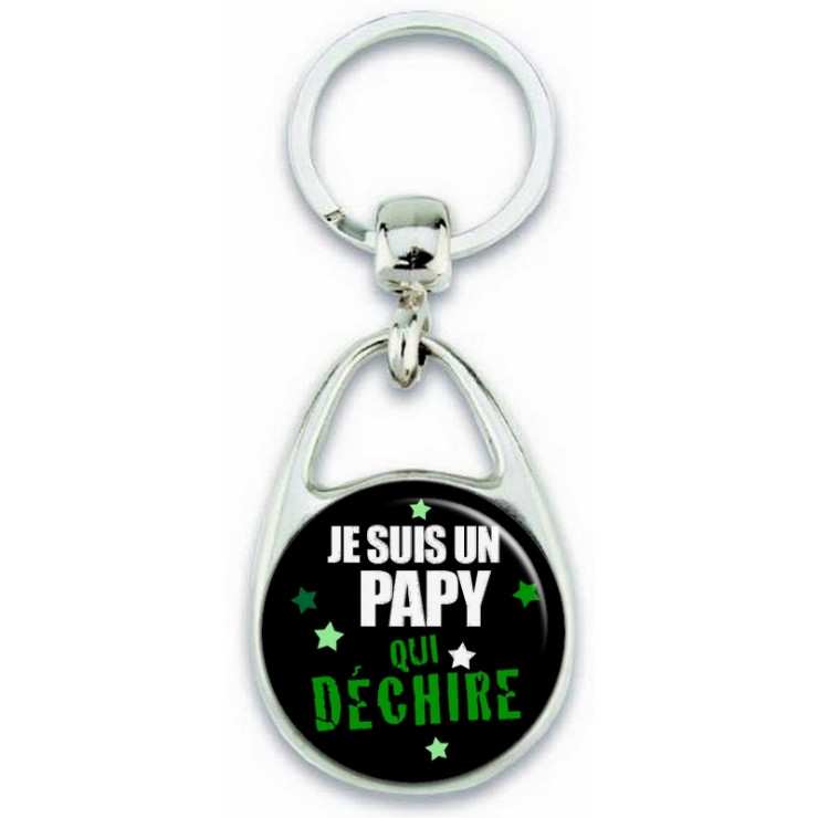 Idée cadeau pour papy - porte clé papy