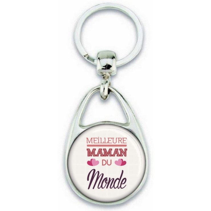 Porte clés Maman - Idée cadeau fête des mères - Cadeau Maman - Meilleure Maman du monde
