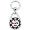Porte-clés poker - Cadeau amateur de poker - Jeton - Porte-clés