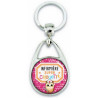 Porte clés Infirmière - Chouette infirmière - Idée cadeau infirmière - Anniversaire infirmière - angora - Porte-clés Femme