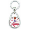 Porte clés Super Marraine - Idée cadeau Marraine - Baptème - Anniversaire - angora - Porte-clés Femme