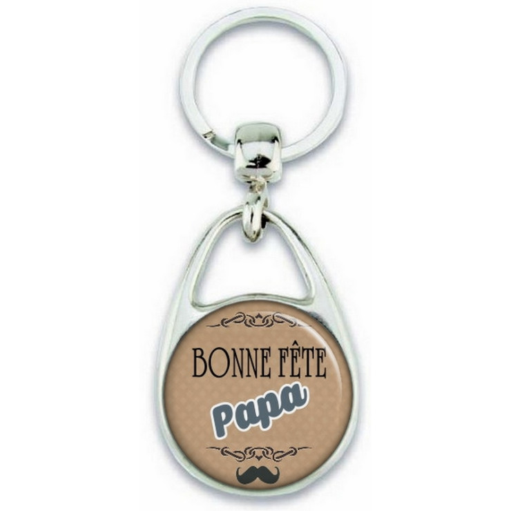       Porte clés Papa - Idée cadeau Papa - Anniversaire - Bonne fête Papa
    