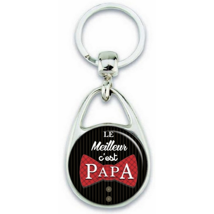        Porte clés Papa - Idée cadeau Papa - Anniversaire - meilleur Papa
    