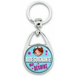 Porte clés pour aide soignante idée cadeau