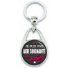 Porte clés Aide Soignante - Fabriqué en France - Gris - Porte-clés Femme