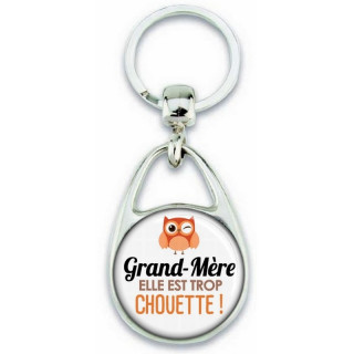 Porte clés Grand-mère - Idée cadeau Grand-mère - Anniversaire Grand-mère - Chouette Grand-mère