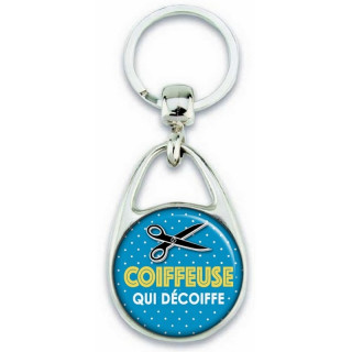 Porte clés Coiffeuse - Idée cadeau Coiffeuse 