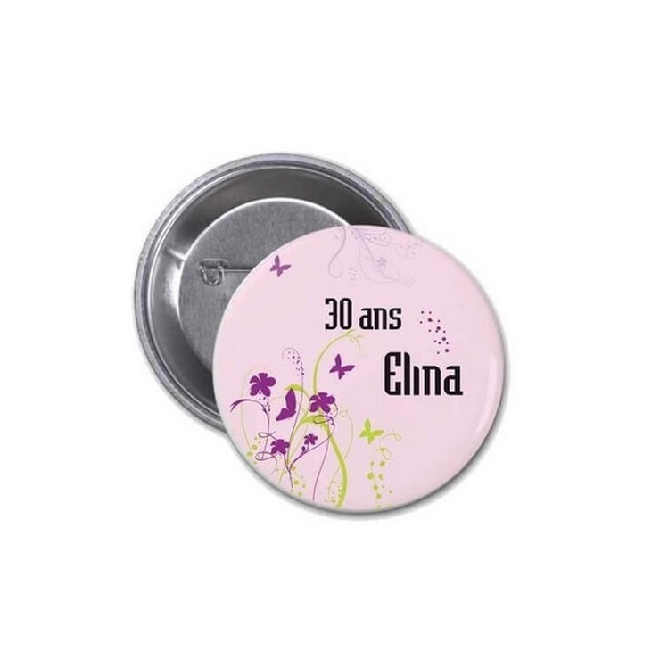 Badge rond personnalisé en ligne