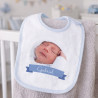 Bavoir bébé personnalisé - Em création - Vêtements personnalisés