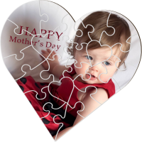 Puzzle personnalisé coeur