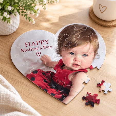       Puzzle personnalisé coeur
    