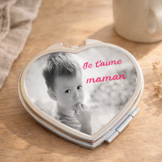 Miroir personnalisé coeur - Em création
