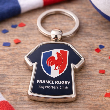       Porte-clés personnalisé forme T-shirt avec photo
    