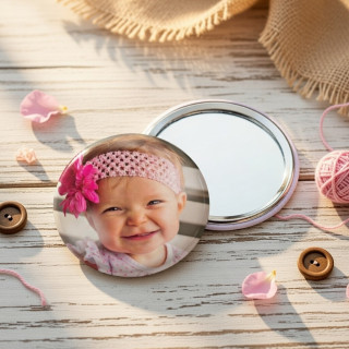 Miroir de poche personnalisé - Angora