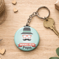 Porte-clés photo personnalisé avec logo ou image