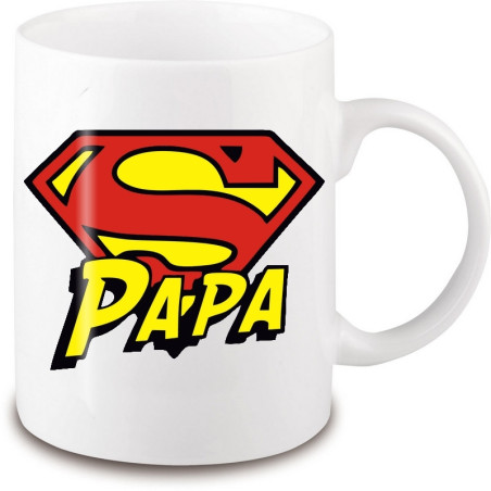       Mug pour Super PAPA - Idée cadeau papa - Angora
    