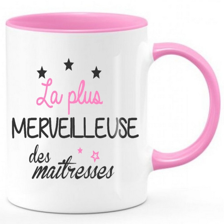Mug Maîtresse - Tasse Maîtresse - Idées cadeaux enseignante - angora