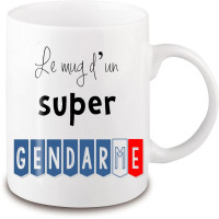 Mug Gendarme - cadeau original pour un gendarme