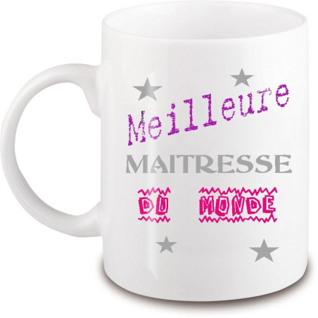       Mug maîtresse - idée cadeau fin d'année scolaire - angora
    