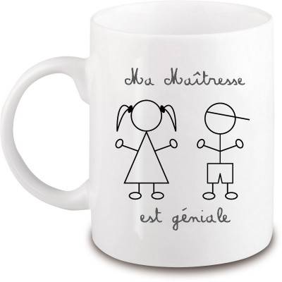Achat mug maîtresse - Em création