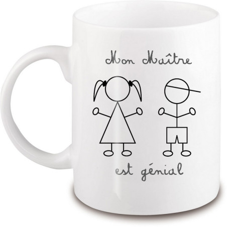       Mug Maître d'école - Idée cadeau - Em création
    