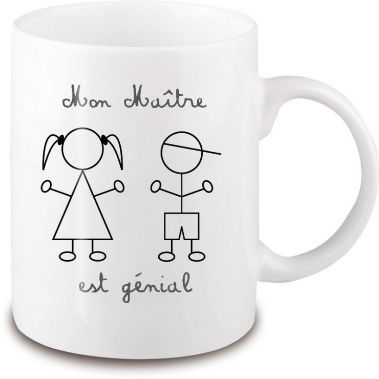 Mug Maître d'école - Idée cadeau - Em création