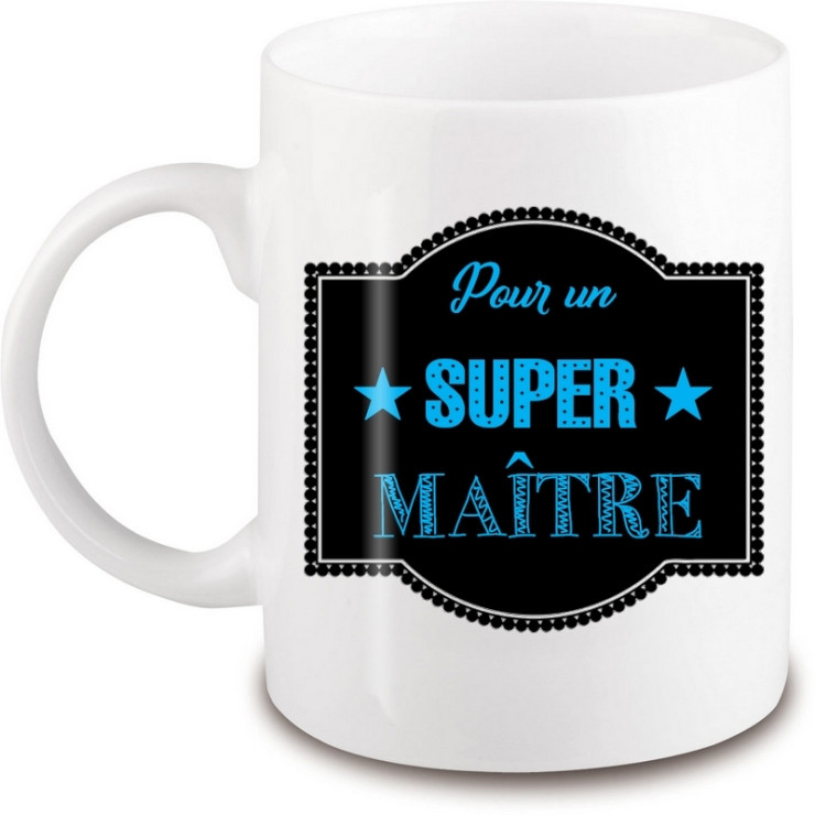 Mug super maître - Idée cadeau originale - angora