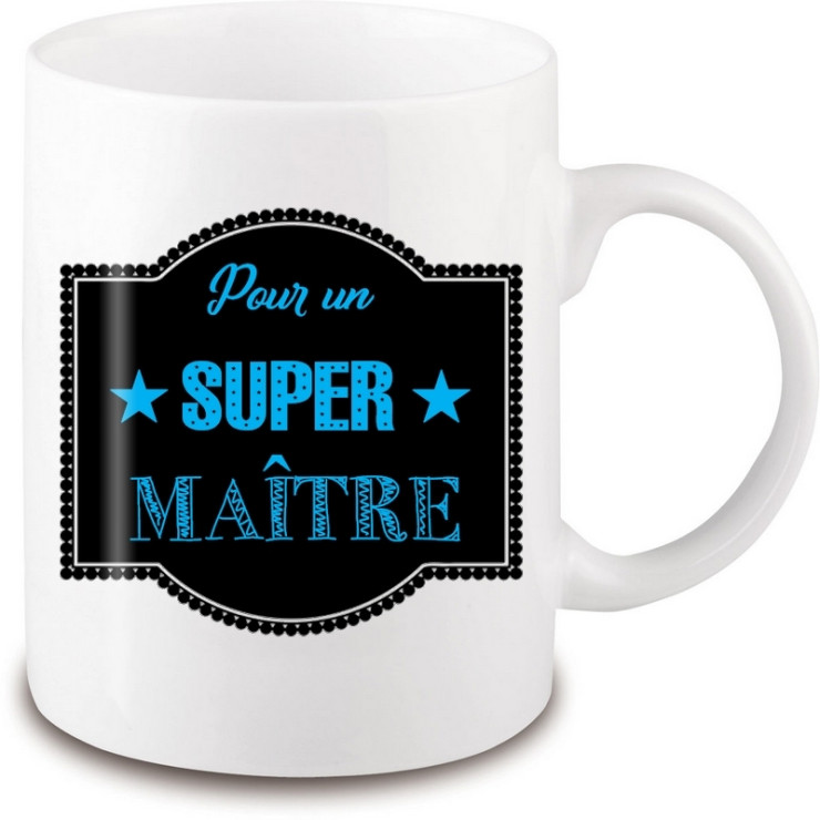 Mug super maître - Idée cadeau originale - angora