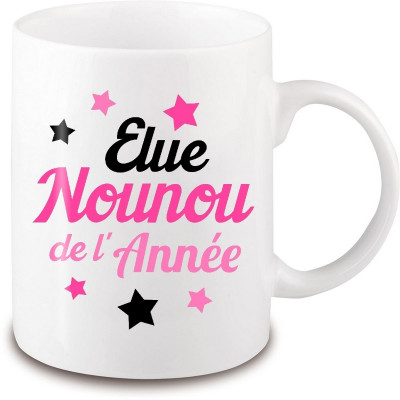 Mug Nounou - Idée cadeau Nounou - Anniversaire - Fête - angora