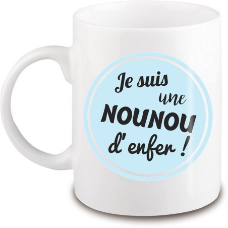       Mug nounou d'enfer - Em création
    