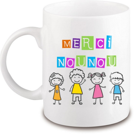       Mug Nounou - cadeau de fin d’année pour remercier nounou
    
