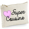 Pochette Cousine - Trousse Cousine - Idée cadeau - angora - Trousses