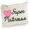 Pochette Maîtresse - Trousse Maîtresse - Ecru - Idée cadeau - angora - Trousses