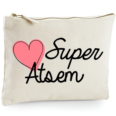 Pochette Atsem - Trousse Atsem - Idée cadeau - angora